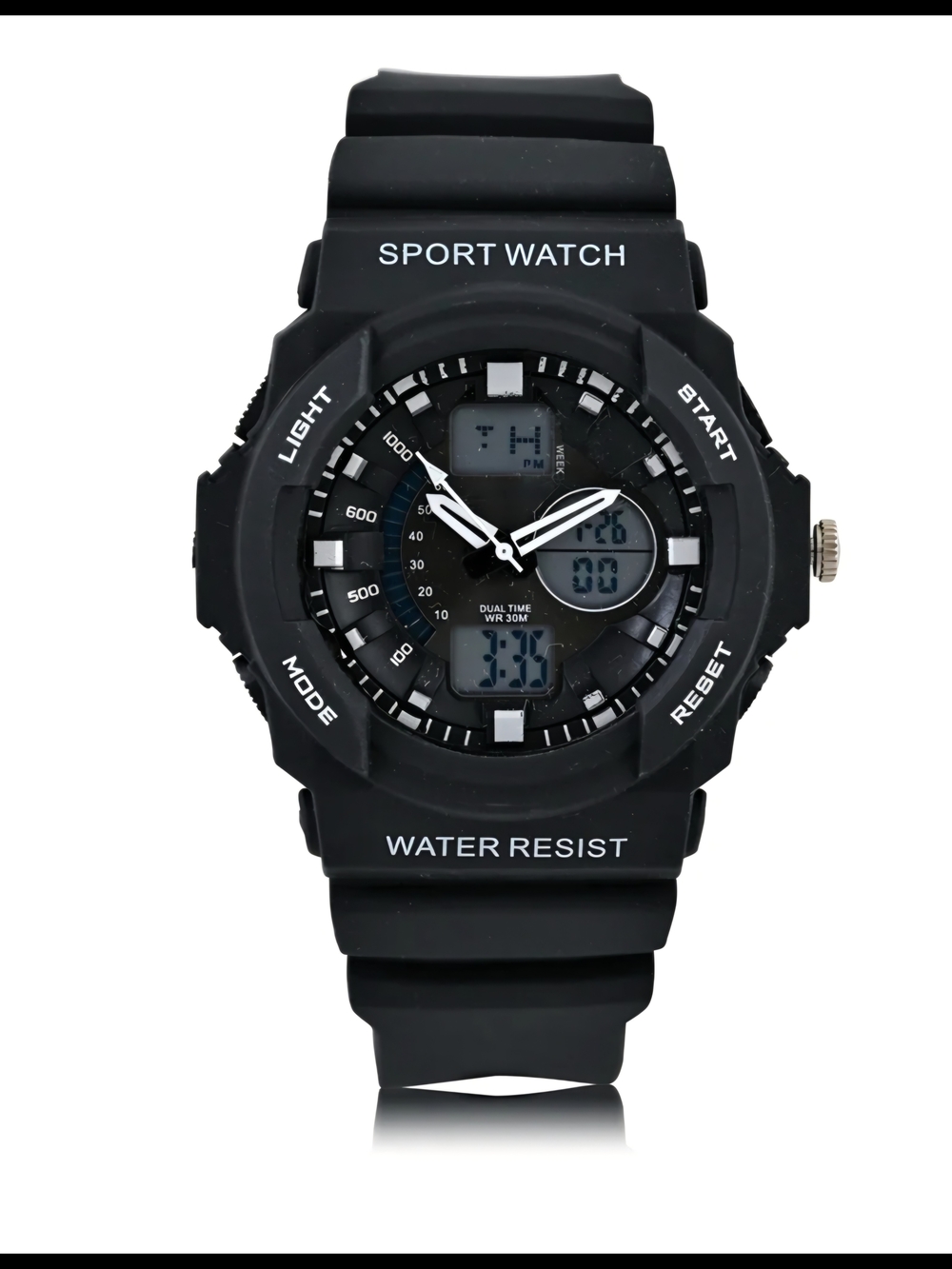 George Men's Analog Digital Sports Watch 52MM